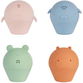 Badabulle Badespielzeug aus Silikon 4-teilig