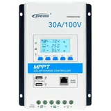 EPEVER® Triron 3210N MPPT Solarladeregler Charge Controller 30A, automatische Erkennung 12/24V max. PV-Eingangsspannung 100V