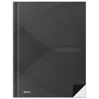 RNK Notizbuch „notes carbon black“ DIN A4 kariert, 96