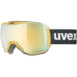 Uvex Downhill 2100 CV Chrome Skibrille-Gold-One size