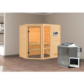 Karibu Jada inkl. 9 kW Bio-Kombiofen + ext. Steuerung 6804