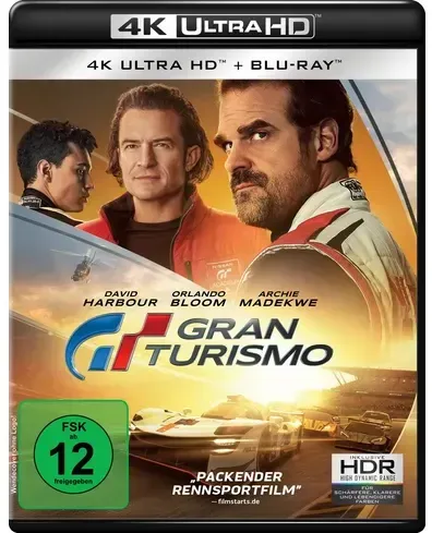 Gran Turismo  (4K Ultra HD) (+ Blu-ray)