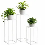 DanDiBo Ambiente Blumenhocker 60 x 30 cm Weiß