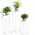 DanDiBo Ambiente Blumenhocker 60 x 30 cm Weiß