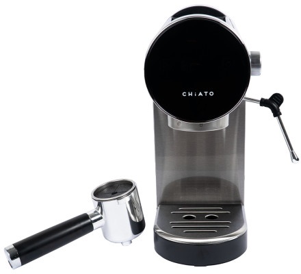 CHiATO Luna Style Siebträgermaschine + Adaptersatz für Nespresso-Kapseln