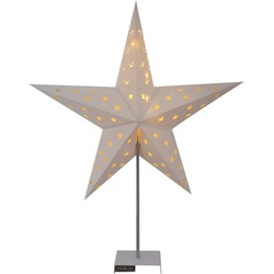 LED Licht Stern auf Metallfuß Leuchtstern 10 LED und Timer