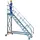 Günzburger Plattformtreppe 45° 800 cm Aluminium