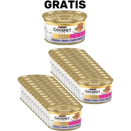 Purina Gourmet Gold Kitten Mousse mit Kalbfleisch 6 x 85 g