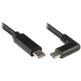 Good Connections GC M0260 - USB 5 Gb/s Kabel, A Stecker auf C Stecker, gewinkelt, 0,5 m