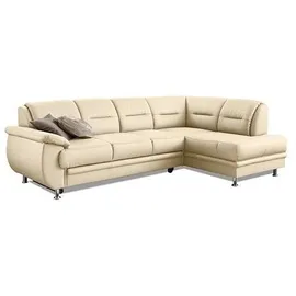 sit&more Ecksofa »Mailand L-Form, B: 250 cm« optional Bettfunktion, beige