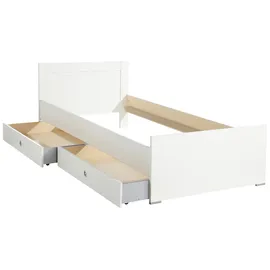 WIMEX Jugendbett Filou 90 x 200 cm Metall weiß