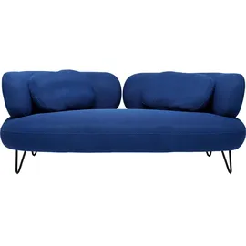 Kare Sofa Peppo 2-Sitzer, Blau 182cm