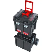 ADB HD Compact Werkzeugkoffer Trolley leer schwarz/rot 495x350x712mm