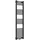 neu.haus Handtuchheizkörper Voss 400 x 1400 mm 485 W schwarz Mittelventil