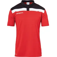 Uhlsport Offense 23 Poloshirt rot/Schwarz/Weiß, S