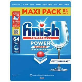Finish POWER CLASSIC ALL IN 1 Spülmaschinentabs 64 St.