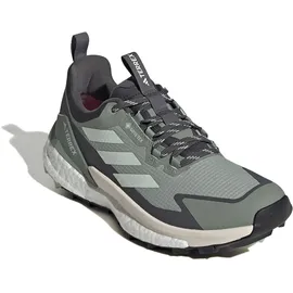 Adidas Terrex Free Hiker 2.0 Low Goretex Wanderschuhe - Silver Green / Linen Green / Grey Six - EU 37 1/3