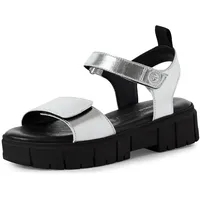 TAMARIS Blockabsatz-Sandalette Damen Metallic 39