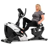 Hop-Sport Liegeergometer HS-070L - Liegeheimtrainer mit Bluetooth & App-Steuerung, 12 Trainingsprogramme Sitzergometer max. Nutzergewicht 150 kg (Silber/Schwarz)