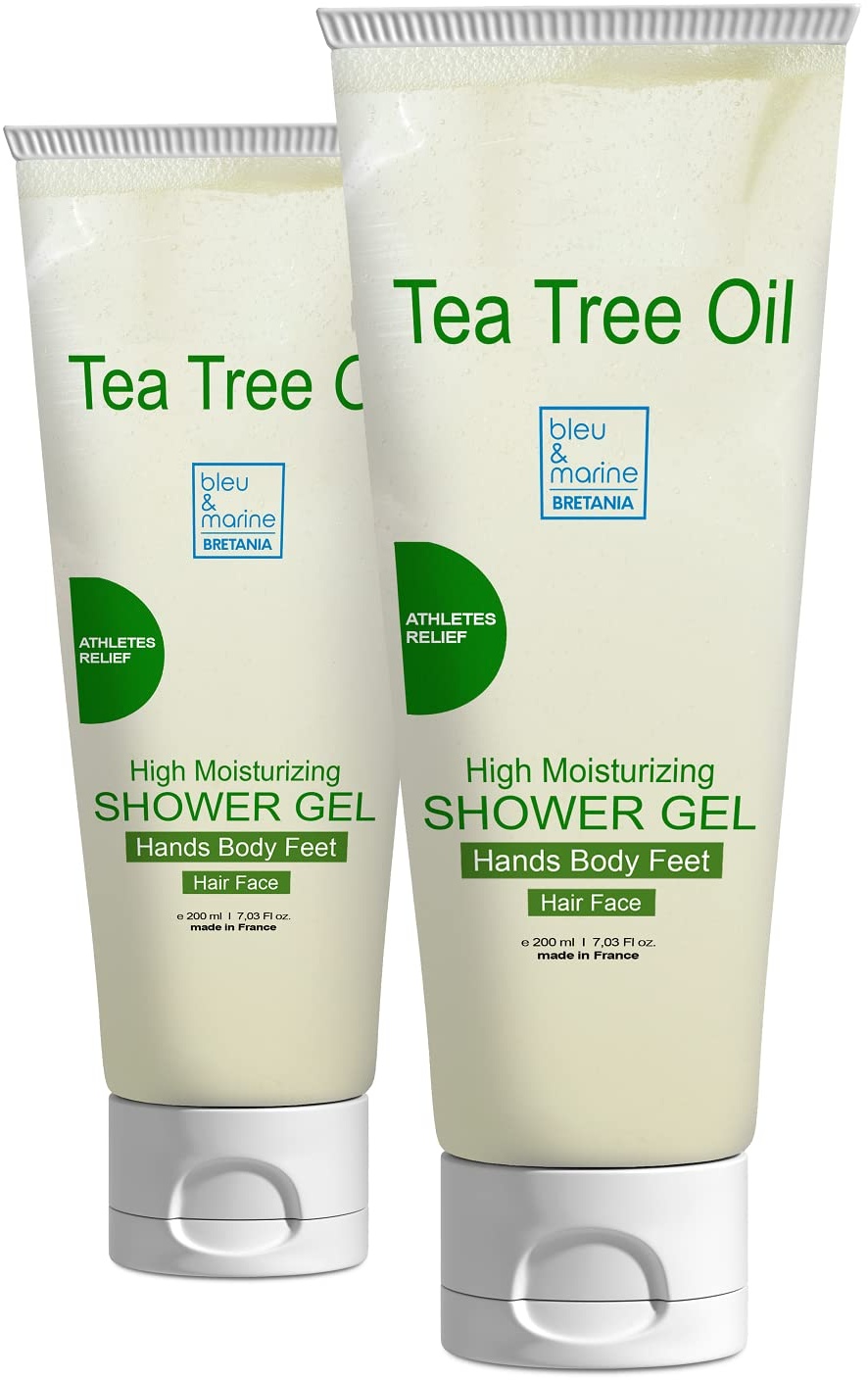 Duschgel, Badeseife und Shampoo (Körper, Gesicht und Haare) Bekämpft Körpergeruch. Entschlackt, entgiftet und reinigt die Haut tiefenwirksam - 2 x 200 ml