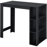 [en.casa] Bartisch Danderyd 120 x 60 x 106 cm Schwarz
