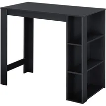 [en.casa] Bartisch Danderyd 120 x 60 x 106 cm Schwarz