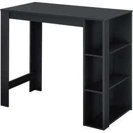[en.casa] Bartisch Danderyd 120 x 60 x 106 cm Schwarz