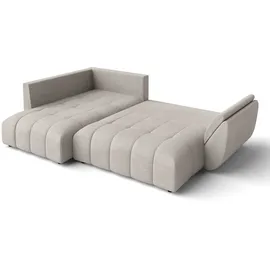 ax living Eckcouch Schlaffunktion 2-Sitzer Beige