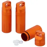 Relaxdays Medikamentenbox, 3x Pillendose