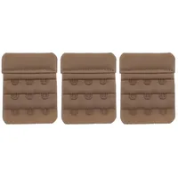 varivendo BH-Verlängerung 3er Set 3-reihig, 45 mm beige (Stück, 3 St), BH-Verlängerung, BH-Extender, BH-Verlängerungsstück, BH-Erweiterung, B beige|braun 45 mm