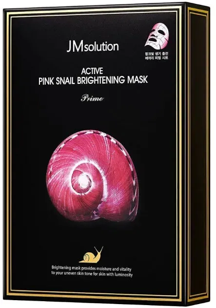JMsolution Aktive Pinke Schnecke Aufhellende Maske Prime 10 Stück Aktive Pinke Schnecke Aufhellend