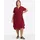sheego Etuikleid Unifarben Rot 48