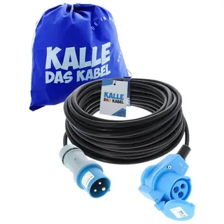 KALLE DAS KABEL - Kalle Verlängerungskabel CEE 230V 16A 2,5mm2 Winkel IP44