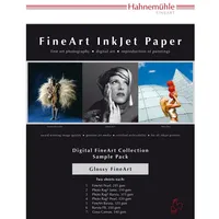 Hahnemühle Digital FineArt A 4 Testpack glänzende Papiere