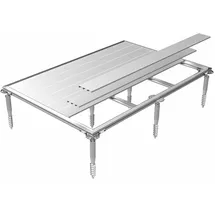 Biohort SmartBase Plus Fundament 140 x 198 x 65 cm Silber