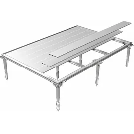 Biohort SmartBase Plus Fundament 140 x 198 x 65 cm Silber