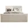 kaiser möbel Boxspringbett 200 x 200 cm H2 Beige