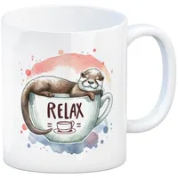 Speecheese Kaffeetasse 0,3 l Mehrfarbig