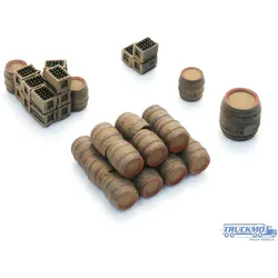 Artitec Fertigmodell LKW-Ladung Bierfässer aus Holz 312.044