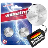 Wilhelm CR2450 3V 600 mAh 2 St.