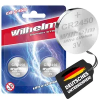 Wilhelm CR2450 3V 600 mAh 2 St.