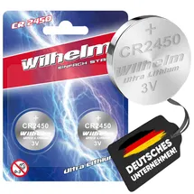 Wilhelm CR2450 3V 600 mAh 2 St.