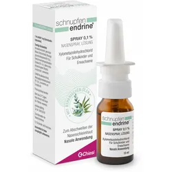 schnupfen endrine SPRAY 0,1 %  10 ml Nasenspray