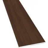 Nobily Fensterleiste 30mm OHNE Lippe, 1-60m, Zierleisten zur Montage, selbstklebend, Kunststoff, in verschiedenen Farben erhältlich braun 100 cm