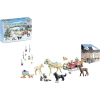 PLAYMOBIL 71345 Advent Kalender Pferd Testing Weihnachten Spielset Für Alter 4+