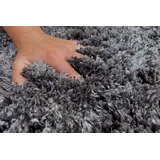 floor factory Hochflor Shaggy Teppich Pearl anthrazit 160x230cm wunderbar weicher Langflorteppich mit Ökotex
