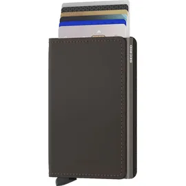 Secrid Slimwallet Matte Kartenetui truffle