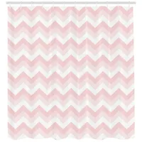 ABAKUHAUS Duschvorhang 175 x 180 cm rosa