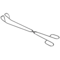 Thüros Grillzange 40 cm Edelstahl silber