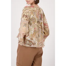 Monari Schlupfbluse Paisleydruck allover Braun 40